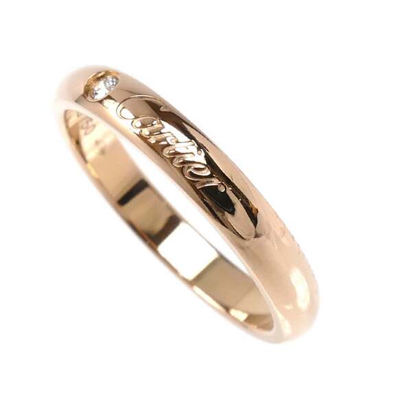 CARTIER 18k Gold Diamond Ring - Picture 2 of 8